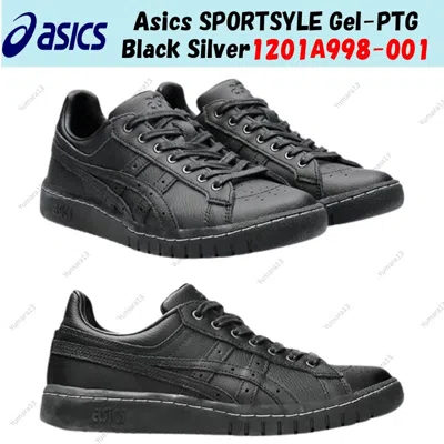 Pre-owned Asics Sportsyle Gel-ptg Black Silver 1201a998-001 Men's Size