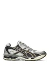 Asics Sporty Sneakers With Cushioned Sole In Gray