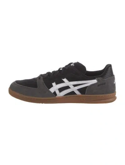 Pre-owned Asics Suede Athletic Sneakers In Black