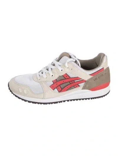 Pre-owned Asics Suede Athletic Sneakers In Multicolor