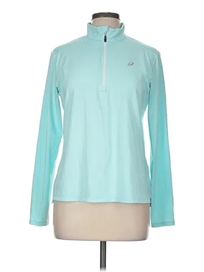 Pre-owned Asics Sweatshirt In Teal