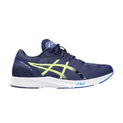 Pre-owned Asics Tarther Rp 3 2e Wide 'deep Ocean Glow Yellow' In Blue
