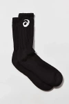 Asics Team Crew Logo Socks In Black, Women's At Urban Outfitters In Black