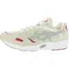 Asics Tiger Gel-diablo Mens Suede Workout Running Shoes In White