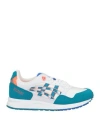 Asics Tiger Man Sneakers White Size 7.5 Textile Fibers, Synthetisches Material In Multi