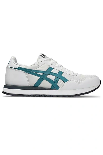 Asics Tiger Runner Ii Sportstyle Sneakers In White/blue Teal, Men's At Urban Outfitters