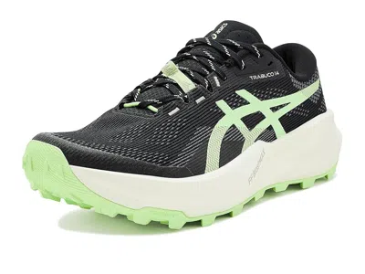 Asics Trabuco 14 Men's Running Shoes Black/illuminate Yellow: 10.5 D - Medium In Green