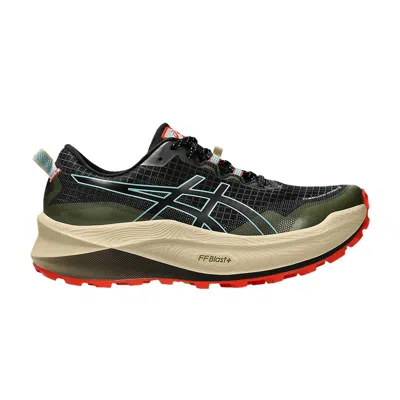 Pre-owned Asics Trabuco Max 3 'black Green Smoke Blue' | Men's Size 7.5