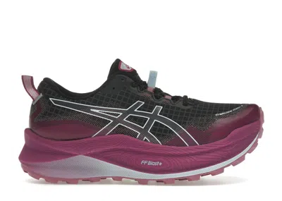 Pre-owned Asics Trabuco Max 3 (women's) Sneakers In Black/light Blue In Multi