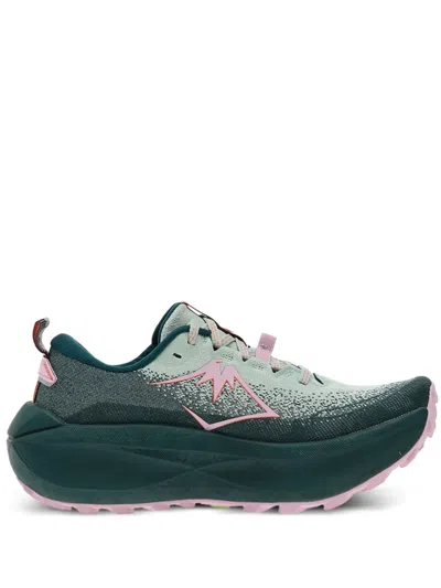 Asics Trabuco Max 4 W Textured Trail Sneakers In Green
