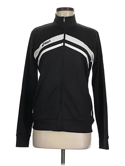 Pre-owned Asics Track Jacket In Black