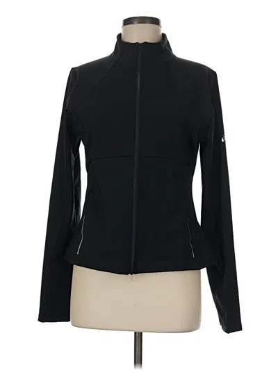 Pre-owned Asics Track Jacket In Black