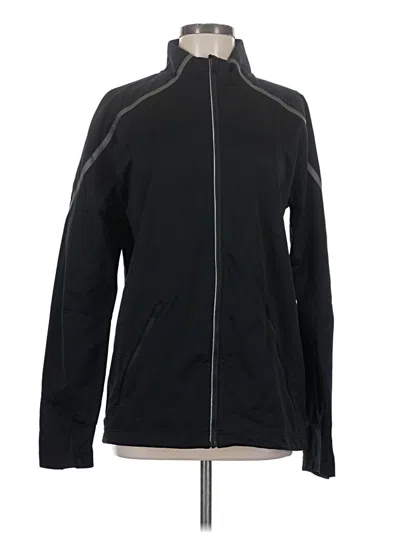 Pre-owned Asics Track Jacket In Black