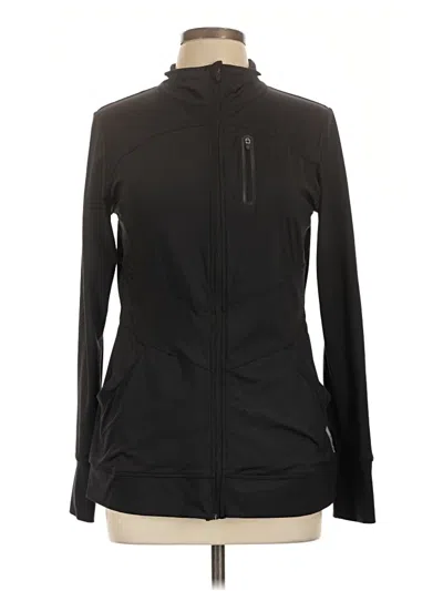 Pre-owned Asics Track Jacket In Black