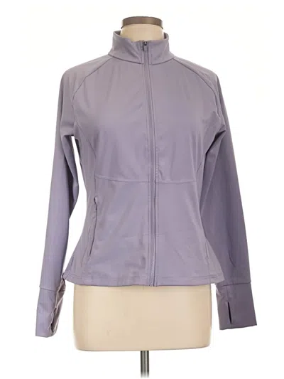 Pre-owned Asics Track Jacket In Gray
