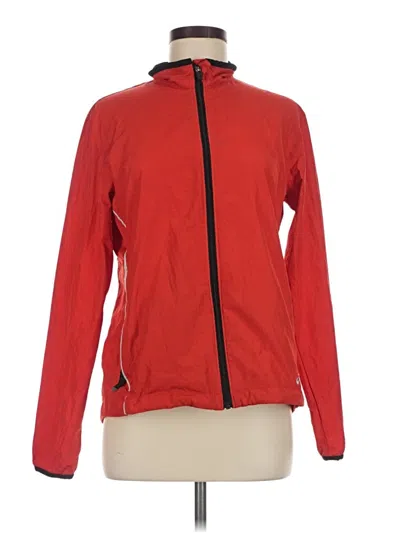 Pre-owned Asics Track Jacket In Red