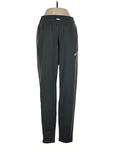 Pre-owned Asics Track Pants In Black