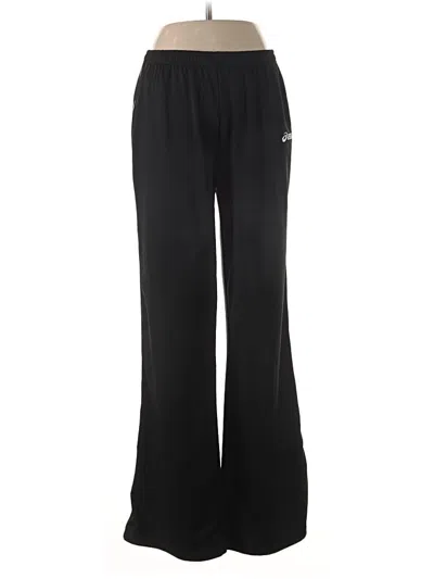 Pre-owned Asics Track Pants In Black