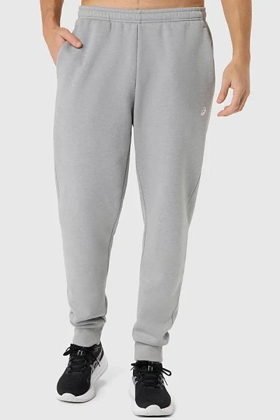 Asics Training Fleece Sweat Pant In Grey Heather, Men's At Urban Outfitters In Gray