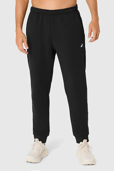 Asics Training Fleece Sweat Pant In Performance Black, Men's At Urban Outfitters
