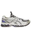 Asics Man Sneakers Light Grey Size 8.5 Textile Fibers In Glacier Grey Lavender Grey