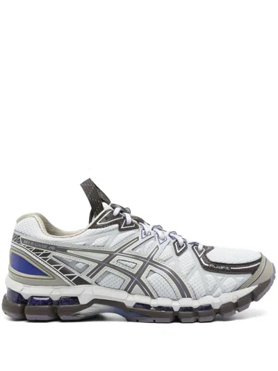 Asics Man Sneakers Light Grey Size 8.5 Textile Fibers In Multi
