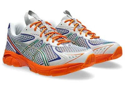 Pre-owned Asics Ub7-s Gt-2160 1203a491 800 Lava Orange Jasper Green Sports Style Shoes In Orange, Blue, Green