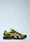 Asics Panels Mesh Rubber Sole Slip-on Sneakers In Yellow