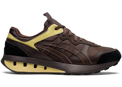 Pre-owned Asics Un1s Jogger X81 Sneakers In Coffee Bean/dark Brown