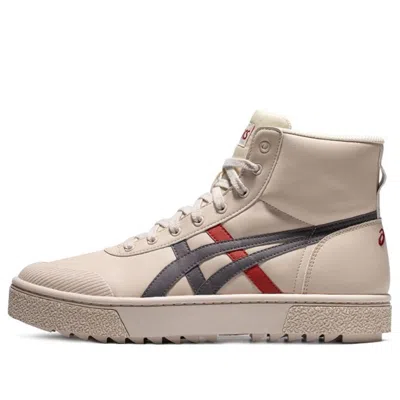 Asics Unisex Court Trail-hi High-top Sneakers Gray In Neutral