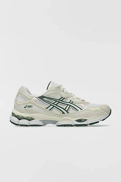 Asics Unisex Gel-nyc Sneaker In Ivory/forest Night At Urban Outfitters