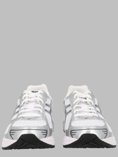Asics Unisex Mesh Running Sneakers In White