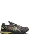Asics Us4-s Gel Terrain Rubber-trimmed Mesh Sneakers In 001 Black/neon Lime