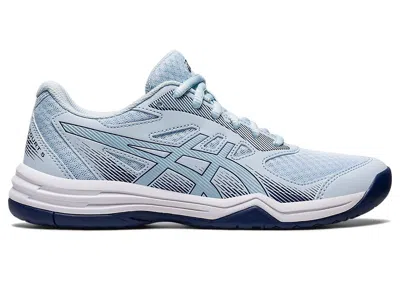 Asics Upcourt 5 1072a088.401 Women's Sky Blue Lace Up Volleyball Shoes Gbnc1054