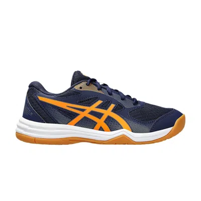 Pre-owned Asics Upcourt 5 Gs 'peacoat Shocking Orange' | Blue | Kid's Size 4