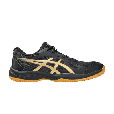Pre-owned Asics Upcourt 6 'black Pure Gold' | Men's Size 8.5