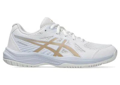 Pre-owned Asics Upcourt 6 Sneakers In White/champagne In Multi