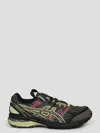 Asics Mesh Us4-s Gel-terrain Kiko Curat Low-top Sneakers With Rubb In Black