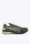 Asics Mesh Us4-s Gel-terrain Kiko Curat Low-top Sneakers With Rubb In Black