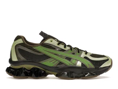 Pre-owned Asics Us5-s Gel Quantum Kinetic Moss Bamboo - 1203a403-300 In Green