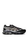 Asics Gel Kinetic Fluent Sneakers With Textured Upper And Sculpted Design In Gray