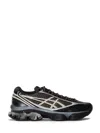 Asics Gel Kinetic Fluent Sneakers With Textured Upper And Sculpted Design In Gray