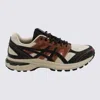 ASICS ASICS VANILLA AND BLACK TERRAIN GEL SNEAKERS