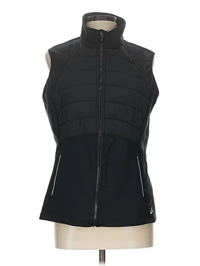 Pre-owned Asics Vest In Black