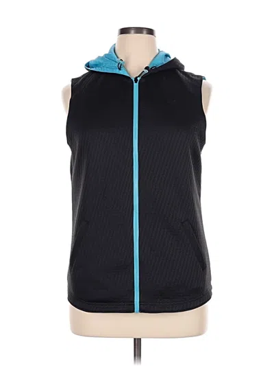Pre-owned Asics Vest In Blue