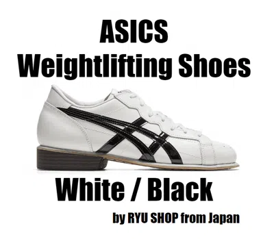 Pre-owned Asics Weightlifting Shoes 1163a006.100 White / Black Weight Lifting