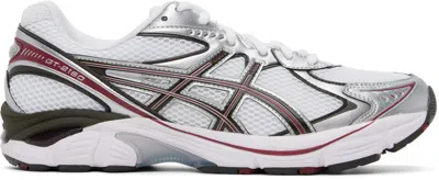 Asics White & Burgundy Gt-2160 Sneakers In Multi