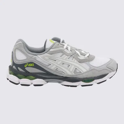 Asics Sneakers With Contrast Panels And Mesh Upper In Gray