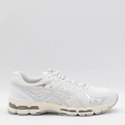 Asics White And Silver Sneakers