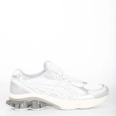 Asics White And Silver Sneakers